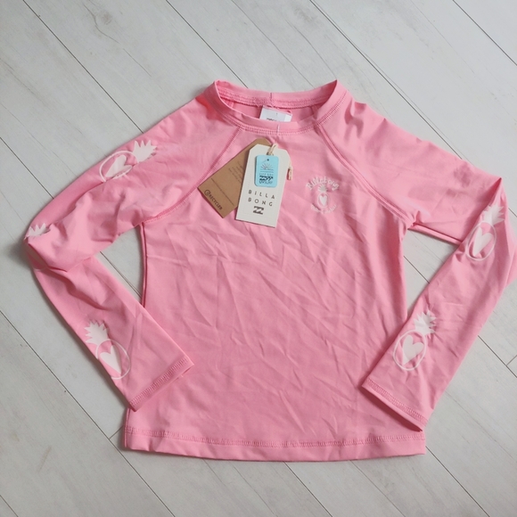 Billabong Other - Billabong Pink Long Sleeve Rashguard NEW